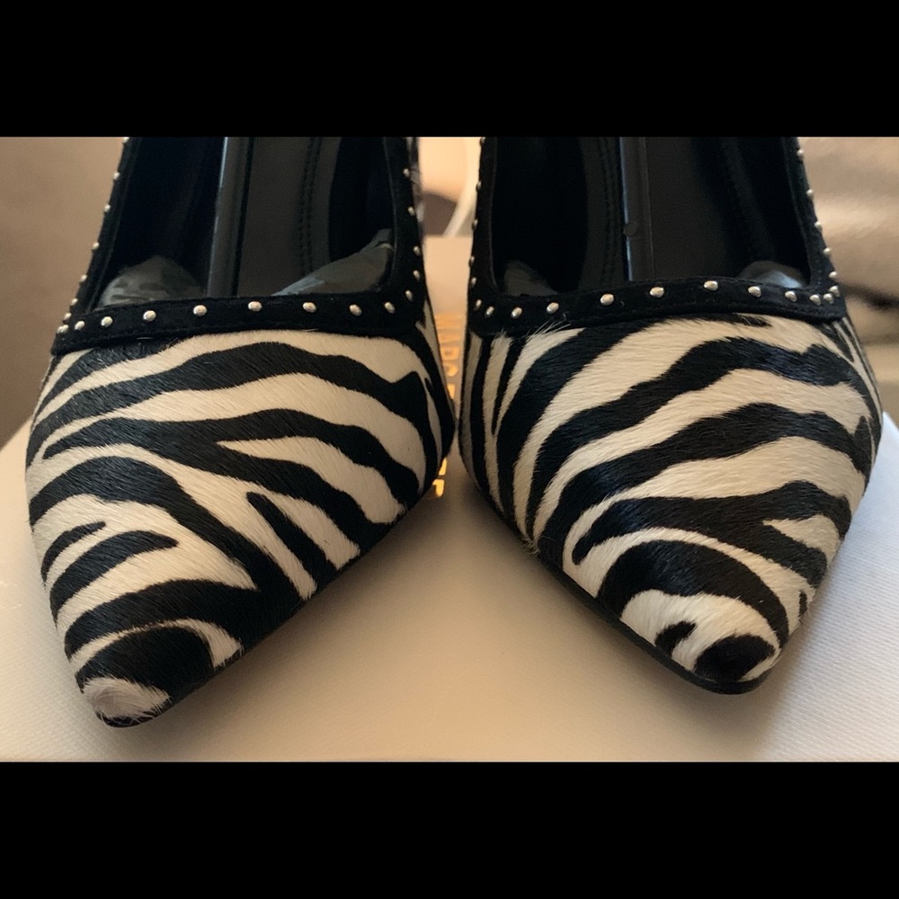 NEW Marc Fisher LTD Joily Calf Hair Slingback … - Picture 2 of 5